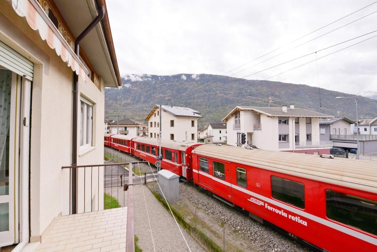 Alp Gruem Apartment - 8 Min Walk To Bernina Express Tirano Ngoại thất bức ảnh